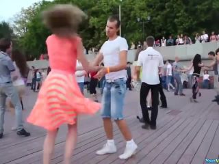 Teen dancing in public upskirt-4