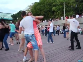 Teen dancing in public upskirt-6