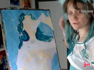 [GetFreeDays.com] A very naughty self portrait painting Sex Clip January 2023-6