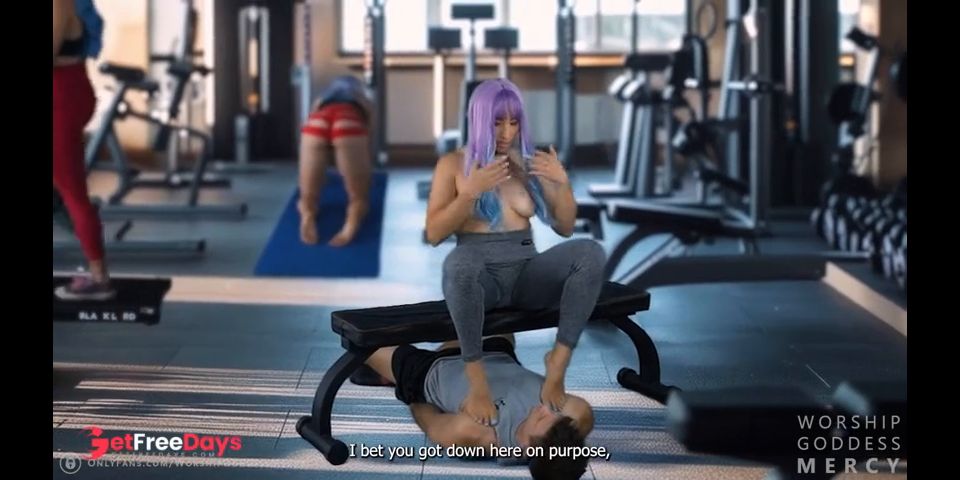 [GetFreeDays.com] Gym Baddie Dominates Him And Stretches His Ass With Her Strapon Sex Stream June 2023