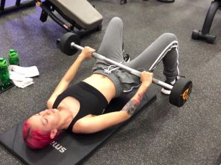 M@nyV1ds - AriaBaker - Workout at the Gym-1