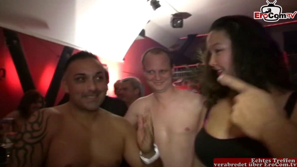 Skinny German Milf With Small Tits Amateur Gangbang In Swinger Club