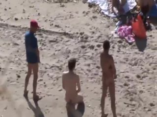 Nudist swingers caught in sexy action-1