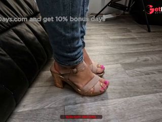 [GetFreeDays.com] Her Nylon Socks gets covered with cum 2 Adult Leak July 2023-1