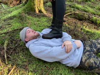 free online video 47 Mistress Damazonia - Dirty Leather Boots Licking And Trampling In The Woods (720P) | worship | pussy licking kyle chaos fetish-1