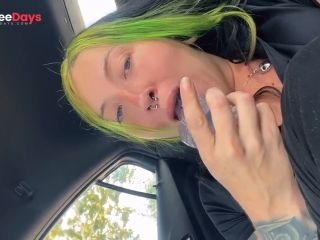 [GetFreeDays.com] Goth Girl Masturbates in her car Porn Clip July 2023-6