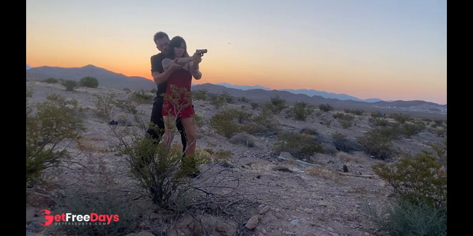[GetFreeDays.com] Naked Girl Shooting Gun in Las Vegas Desert - Jamie Stone Porn Leak February 2023