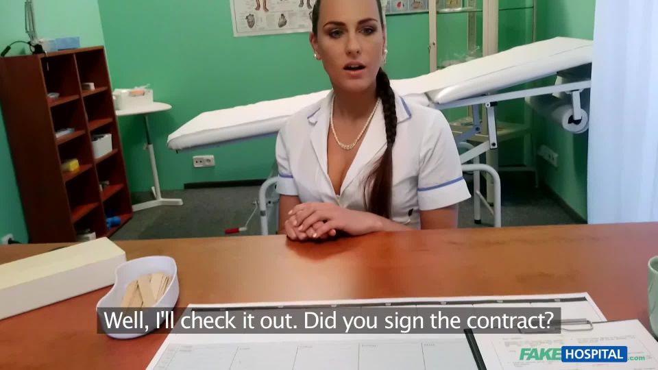 Sexy new nurse likes working for her new boss - March 06, 2015