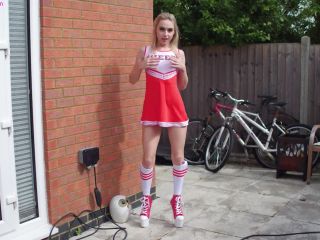 [OfficialChloeToy] Cheerleader smoking  1080p-9