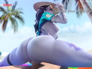 [GetFreeDays.com] Overwatch Widowmaker big ass, beach sex - Fpsblyck Sex Video April 2023-1