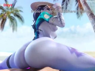 [GetFreeDays.com] Overwatch Widowmaker big ass, beach sex - Fpsblyck Sex Video April 2023-6