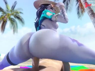 [GetFreeDays.com] Overwatch Widowmaker big ass, beach sex - Fpsblyck Sex Video April 2023-7