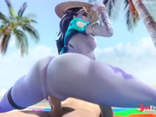 [GetFreeDays.com] Overwatch Widowmaker big ass, beach sex - Fpsblyck Sex Video April 2023-9