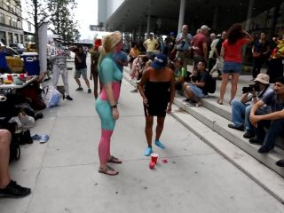 Bodypainting at the Whitney Museum - 2-9