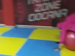 My Wife SexyDreamsRisky PUSSY n BUTT PLUG Flashing at Public GYM# Special SEXY Leggings # Part 2-9