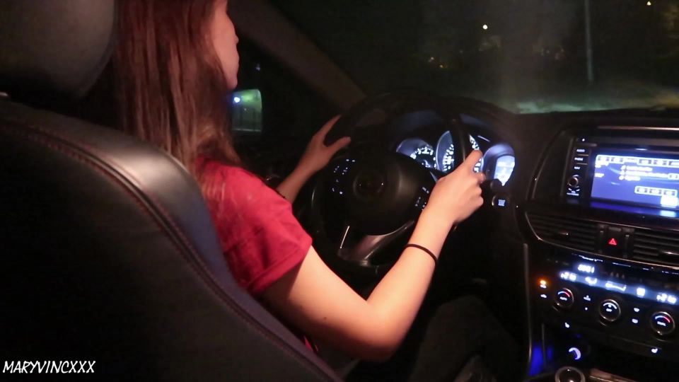 Hot Teen couldn t help it when she Drove the Car orgasm Cosplay!