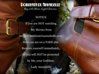 Dominatrix Annabelle - Brown Dirty Boots!!!!-9