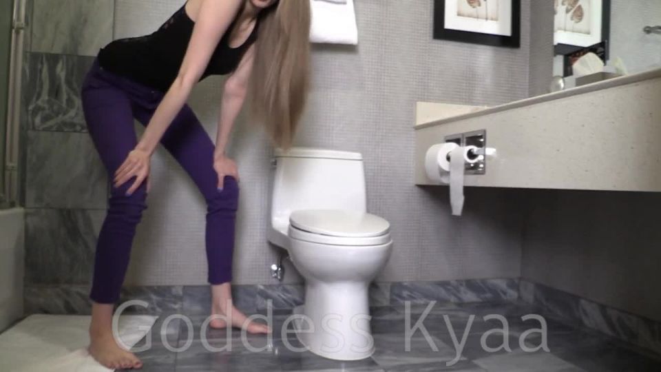 online adult clip 25 merciless femdom Goddess Kyaa – Toilet Fetish Humiliation 3, mistress on femdom porn