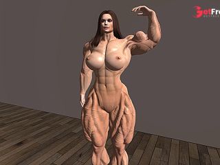 [GetFreeDays.com] Female Bodybuilder posing Nude  Second Life Adult Clip February 2023-7