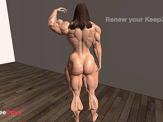 [GetFreeDays.com] Female Bodybuilder posing Nude  Second Life Adult Clip February 2023-8