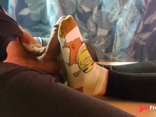 [GetFreeDays.com] Giving sockjob and he cums on my socks Adult Clip April 2023-4