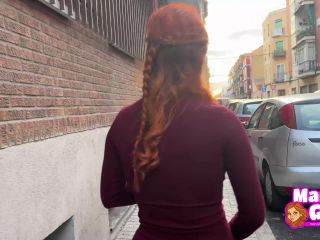 Marina Gold – Redhead 6 load Public Bukkake Cumwalk.-9