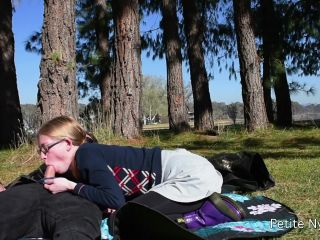 free xxx video 48 Truth Or Dare: Public Park BJ & Fuck – Petite Nymphet, lipstick fetish porn on blowjob porn -1