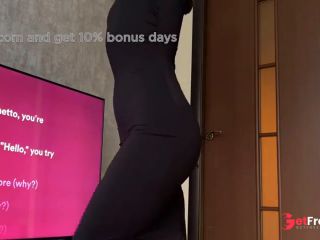 [GetFreeDays.com] Stroke for me  Striptease in black tight dress Sex Clip October 2022-2