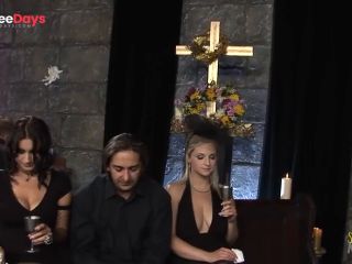 [GetFreeDays.com] A sad church gathering turns into a foursome with the three nasty milfs with big boobs Adult Stream December 2022-0