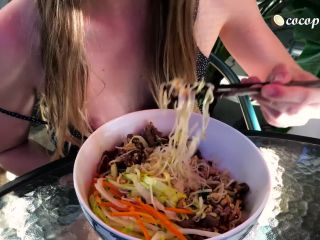 russian amateur webcam pov | Cocopumpum - Fit Teen Flashing in Restaurant & Public Masturbation  | pov-4