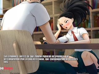 [GetFreeDays.com] RECEIVING A HANDJOB FROM MOMO YAOYOROZU IN THE LIBRARY - RE HERO ACADEMY Sex Film June 2023-1