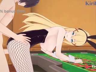 [GetFreeDays.com] Darkness Bunny Girl and I have intense sex in a casino. - KonoSuba Hentai Sex Video February 2023-6