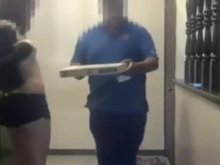 Delivery man gets a blowjob-0