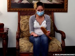 Paddled For Leaving During Home Quarantine - [Fetish porn]-0