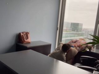 I Fuck My MILF BOSS Against Her Office Window-3