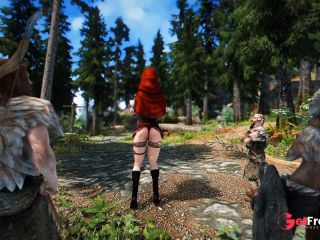 [GetFreeDays.com] Giant Red Riding Hood Part 1 - Skyrim Giantess Sex Video April 2023-3