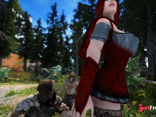 [GetFreeDays.com] Giant Red Riding Hood Part 1 - Skyrim Giantess Sex Video April 2023-5