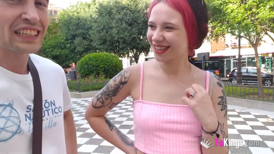 Hot Teenage Redehad Does PUBLIC SEX Around The Streets Of Sevilla