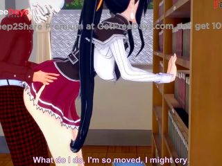 [GetFreeDays.com] Akeno Fucking in the library  HS DXD NTR madness 2  Full 1hr movie on Patreon Fantasyking3 Sex Video October 2022-6