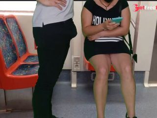 [GetFreeDays.com] the girl in a dress without panties on the train gave a stranger a handjob and a blowjob in public Adult Clip July 2023-0