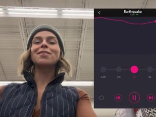 Cumming Hard In Grocery Store With Lush Remote Controlled Vibrator 1080p-7