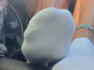 Kylie le beau Kylielebeau - sock fetish anyone i sneakily filmed this in the back of the car while on a little r 14-09-2019-0