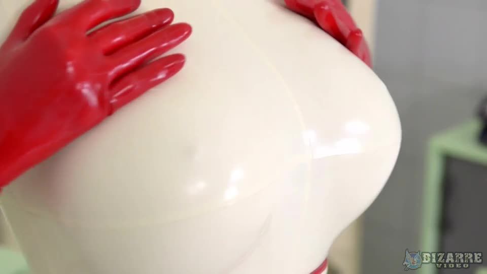 Alone in My Rubber Suit solo Boobs Latex Lucy