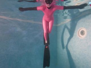 xxx video clip 17 UkCuteGirl – Underwater Freediving Latex Masturbation on fetish porn catheter fetish-5