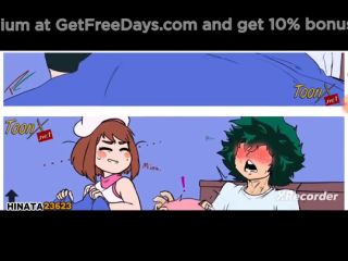 [GetFreeDays.com] Ashido and Uraraka fuck Dekus huge cock until they receive his thick semen xx Sex Film March 2023-2