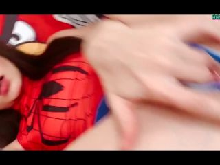 amateur home videos teen | AliceBong - Spider Girl Masturbating [FullHD 1080P] | alicebong-7