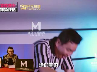 Bai Ying, Shen Nana - Actress Arena Wrestling Mania EP1 Bound Nushiri Show [uncen] - Madou Media (FullHD 2021)-4