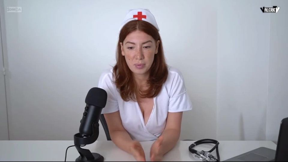 Redhead Nurse Offer You ASMR And JOI JOI