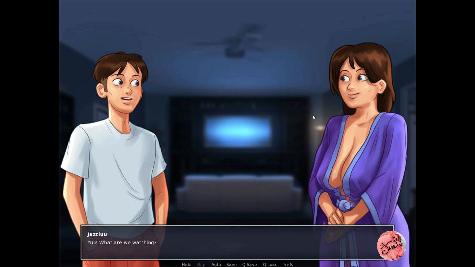 Summertime Saga #12  Watching A Porn Movie With My Stepmother  Gameplay