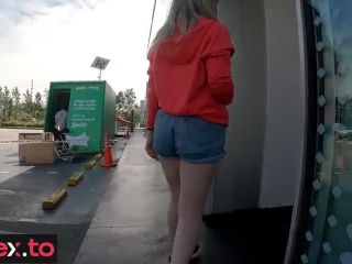 [GetFreeDays.com] The girl from the gas station gets to give a blowjob Sex Leak March 2023-0